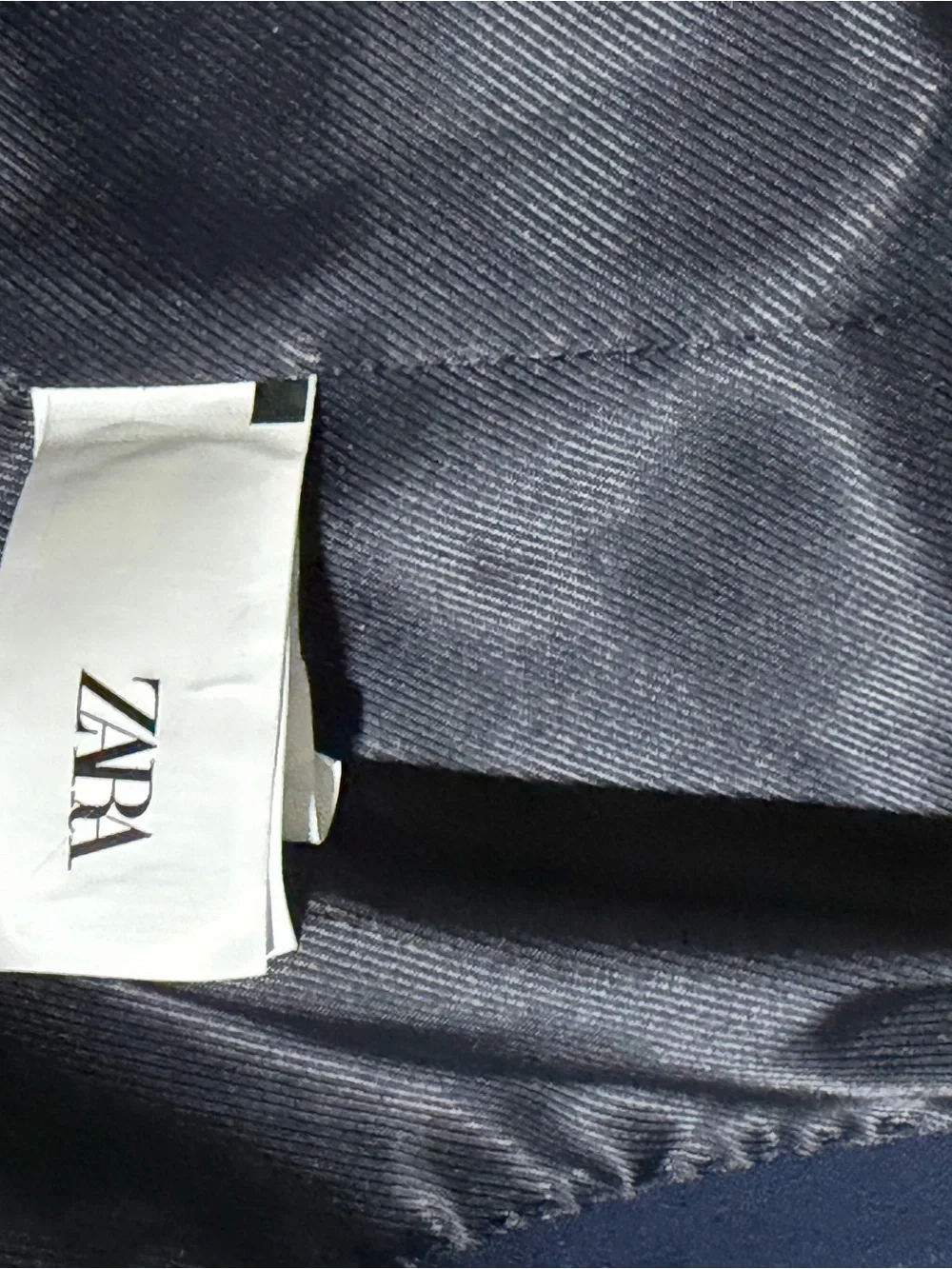 Zara Boys Navy Blue Windowpane Plaid 2-Piece Suit – Size 9 / 140